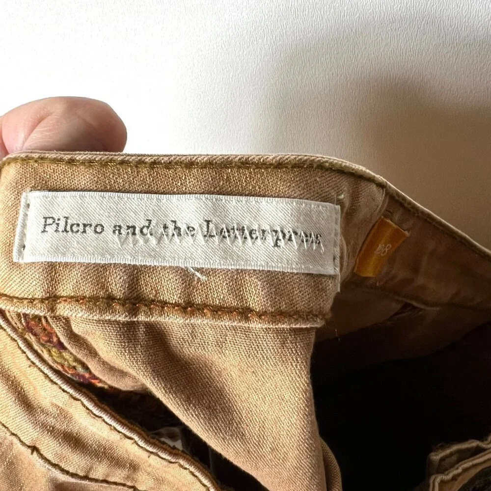 Anthropologie‎ pilcro and the letter press button up skirt women’s size 8